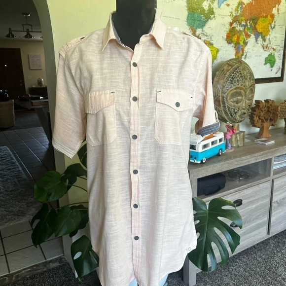 Free Planet button down shirt - Picture 1 of 8